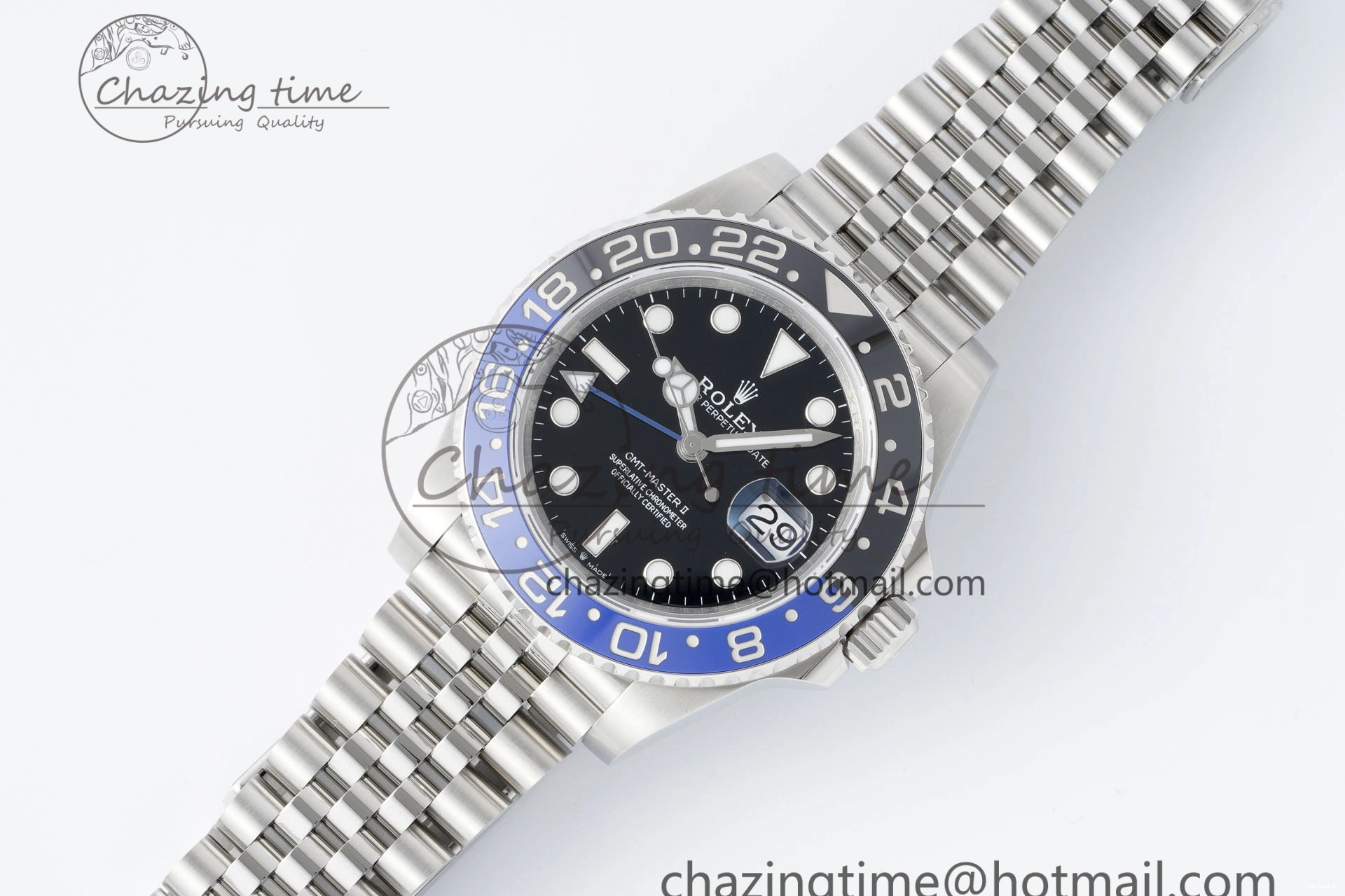 BLNR Jubilee Best Edition 126710 K3285 Factory SS CHS KING GMT II 904L Master Bracelet on 1:1 0105